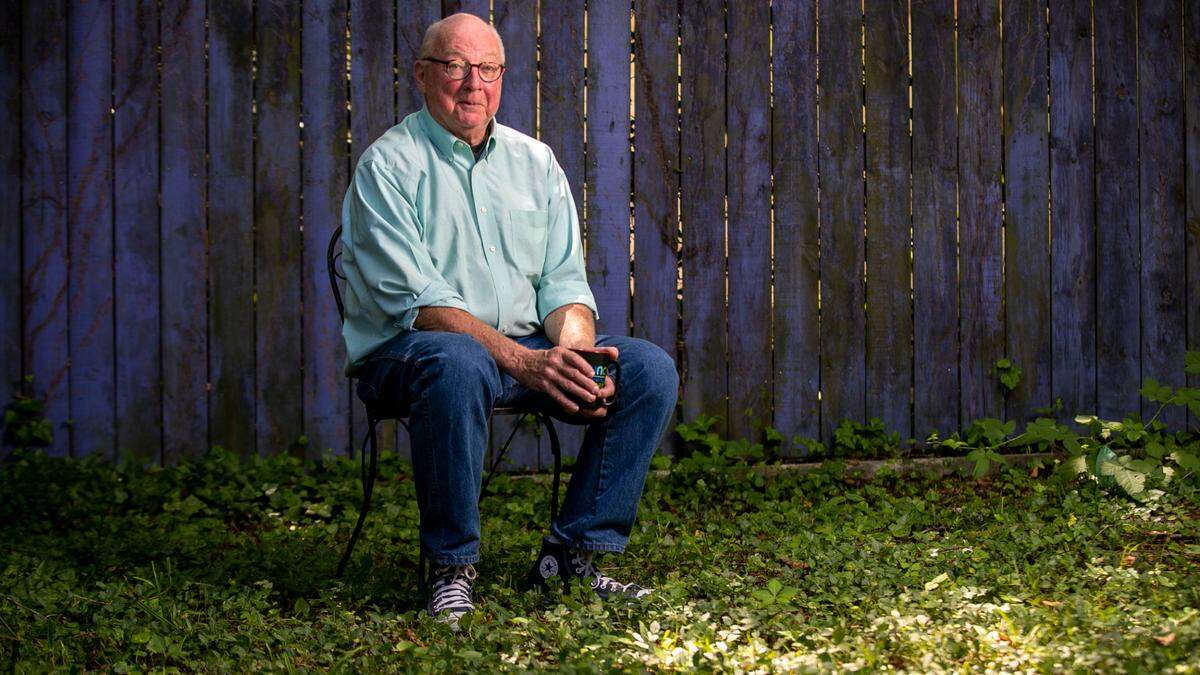 Bill Smith, the award winning chef from Crook’s Corner, photographed at his home on Friday, June 18, 2021 in Chapel Hill, N.C. Smith retired from Crook’s Corner in 2019.