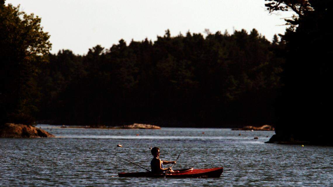 The remains may belong to a kayaker who vanished in 2021, police said (not pictured).