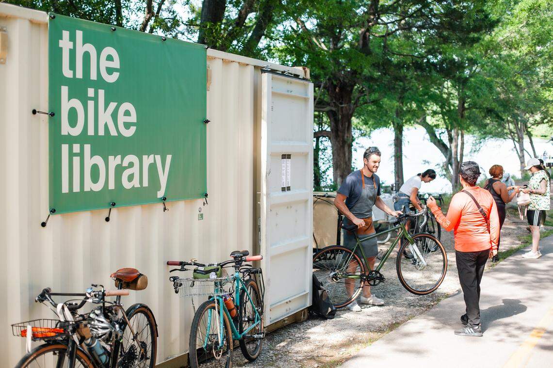 The Bike Library, a bike and coffee shop, is opening a brick-and-mortar at Platform Apartments in downtown Raleigh.
