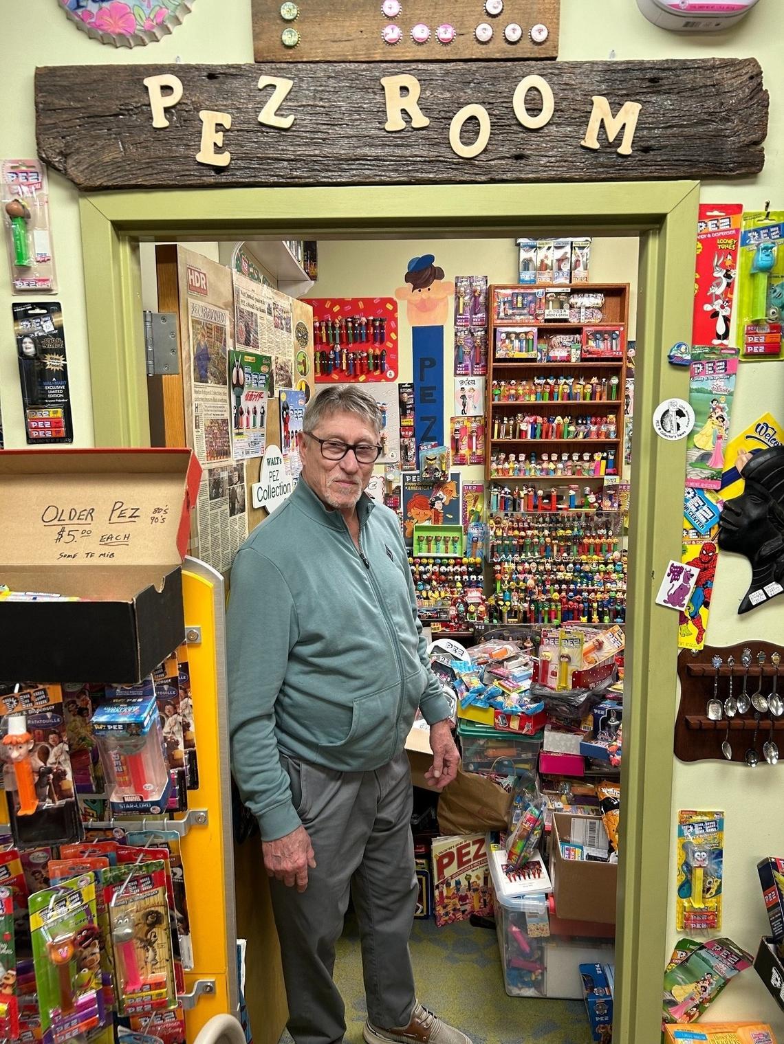 Walt Cranford paid $4 for his first PEZ dispenser, a Pinocchio, in 1993, then found out it was worth $150. Fast forward to 2024 and he owns 90,000 more.