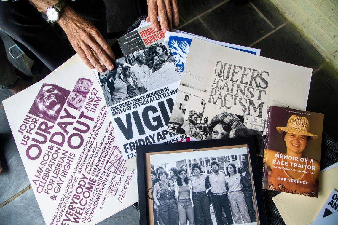 Photographs, fliers and books from Our Day Out, a demonstration for gay and lesbian rights in 1981 after the murder Ronald Antonevitch.
