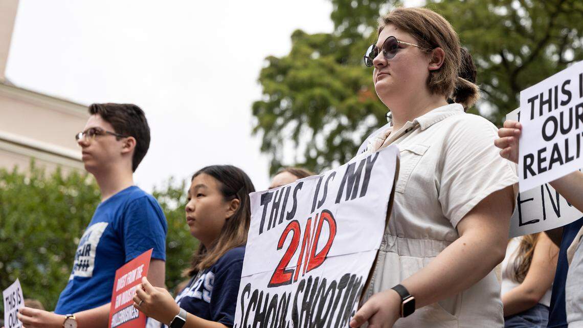 ‘We have to be that change’: UNC students demand action after campus shooting