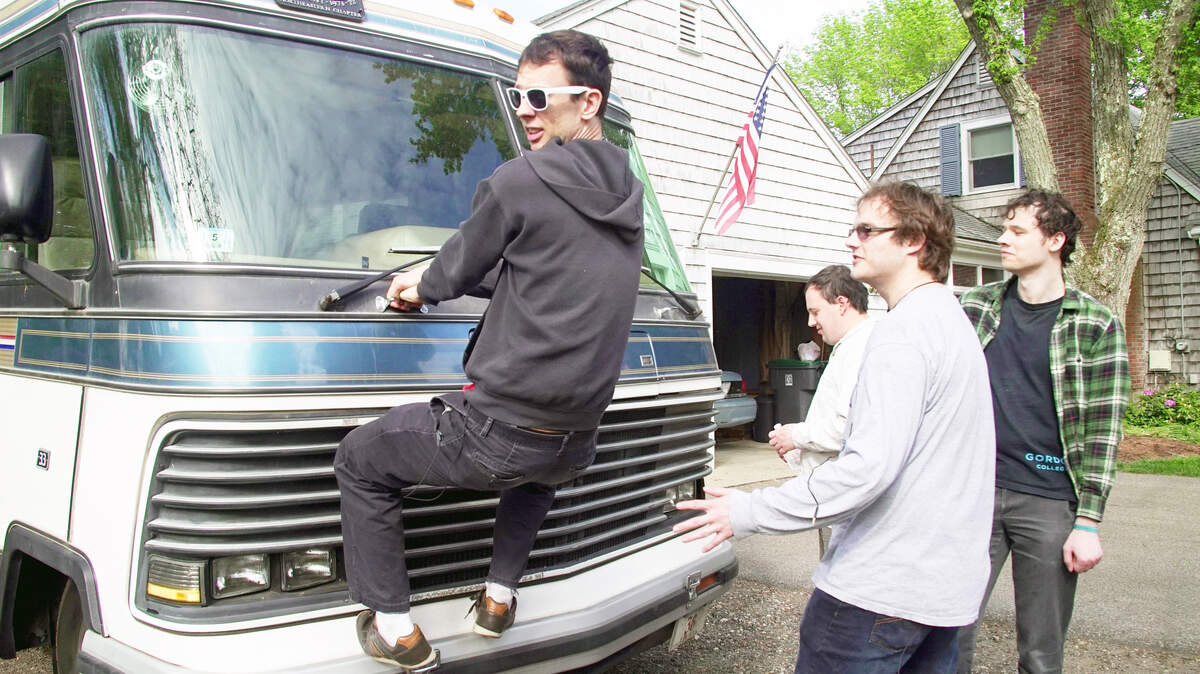 Noah Britton, Ethan Finlan, Jack Hanke and New Michael Ingemi, members of the sketch comedy troupe Asperger’s Are Us, hit the road for a six-week, multi-city journey tour, depicted in the new HBO documentary series “On Tour with Asperger’s Are Us.”