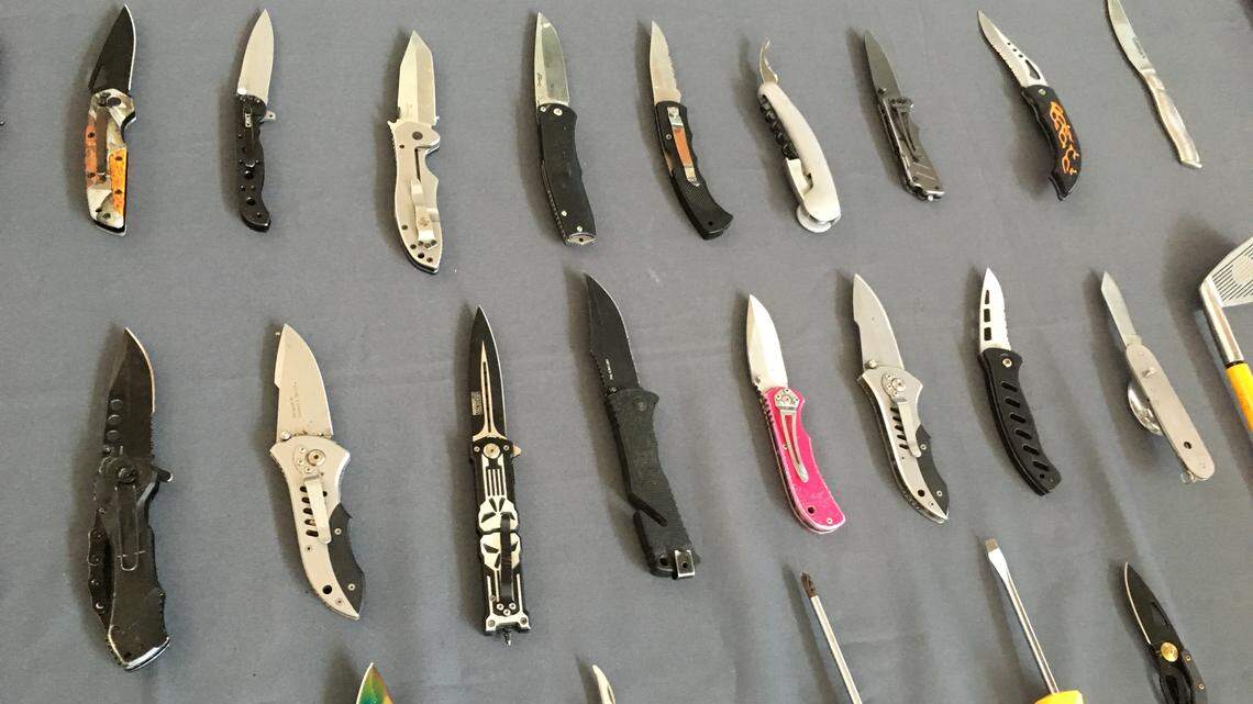 These are some of the dozens of items the Transportation Security Administration found in carry-on bags at Raleigh-Durham International Airport in just a two-day period in June 2018.