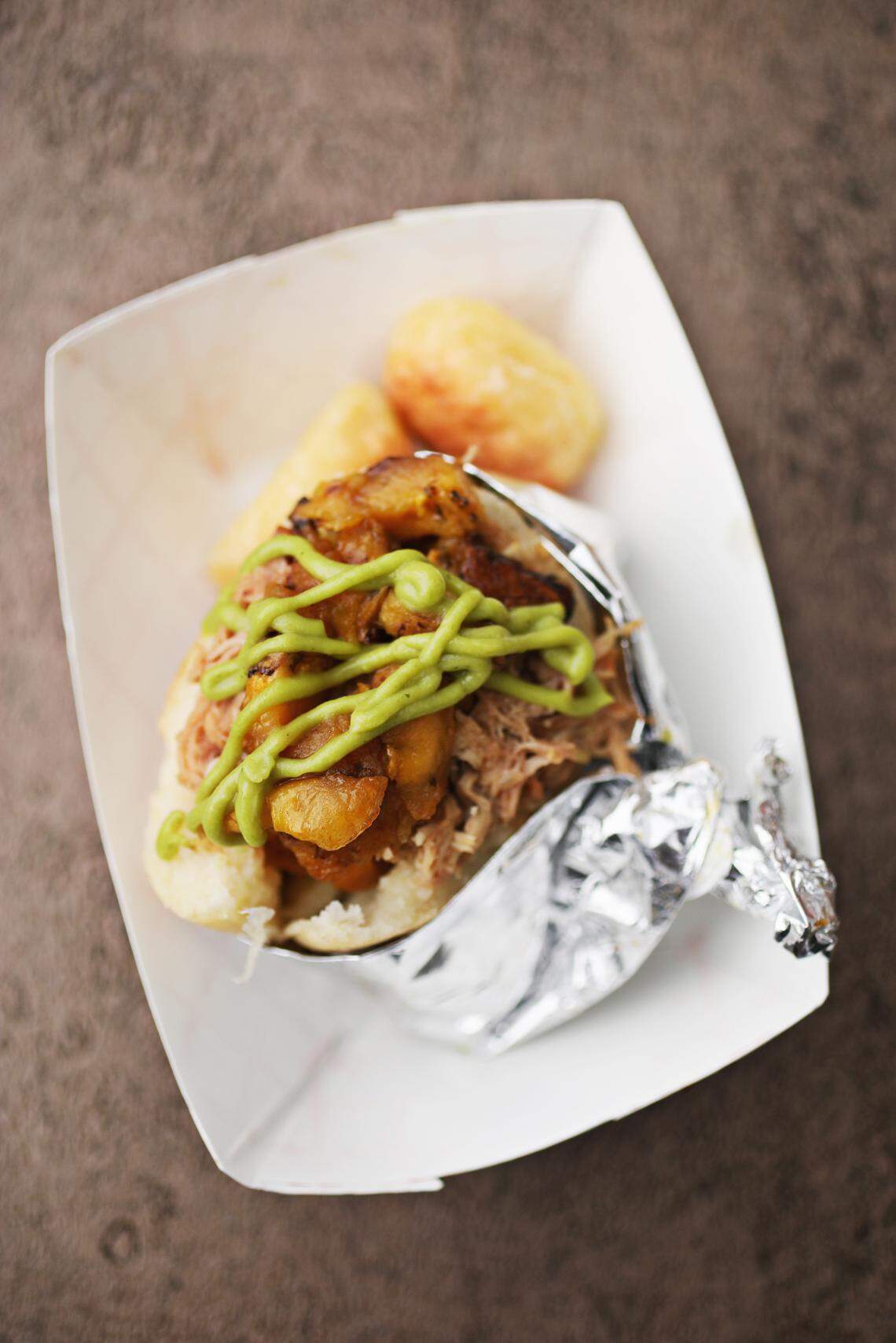 La Sureña Loca from Arepa Loca is one of several new foods that will debut at The N.C. State Fair in Raleigh.