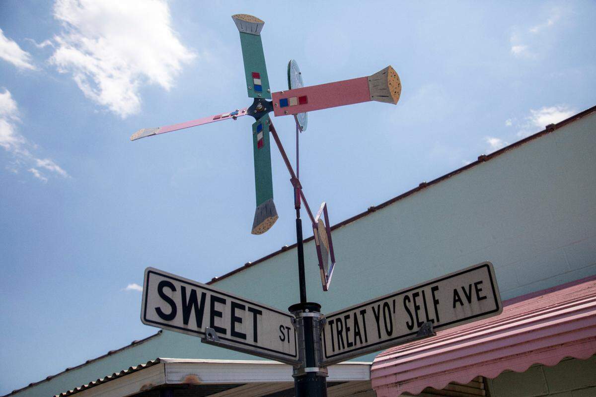 Whirligigs are one of the attractions in Wilson, North Carolina. 