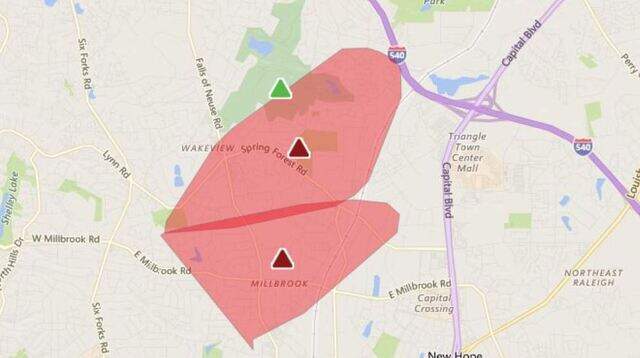 Power outages in northern Raleigh, NC, affect 6,700 customers | Raleigh ...