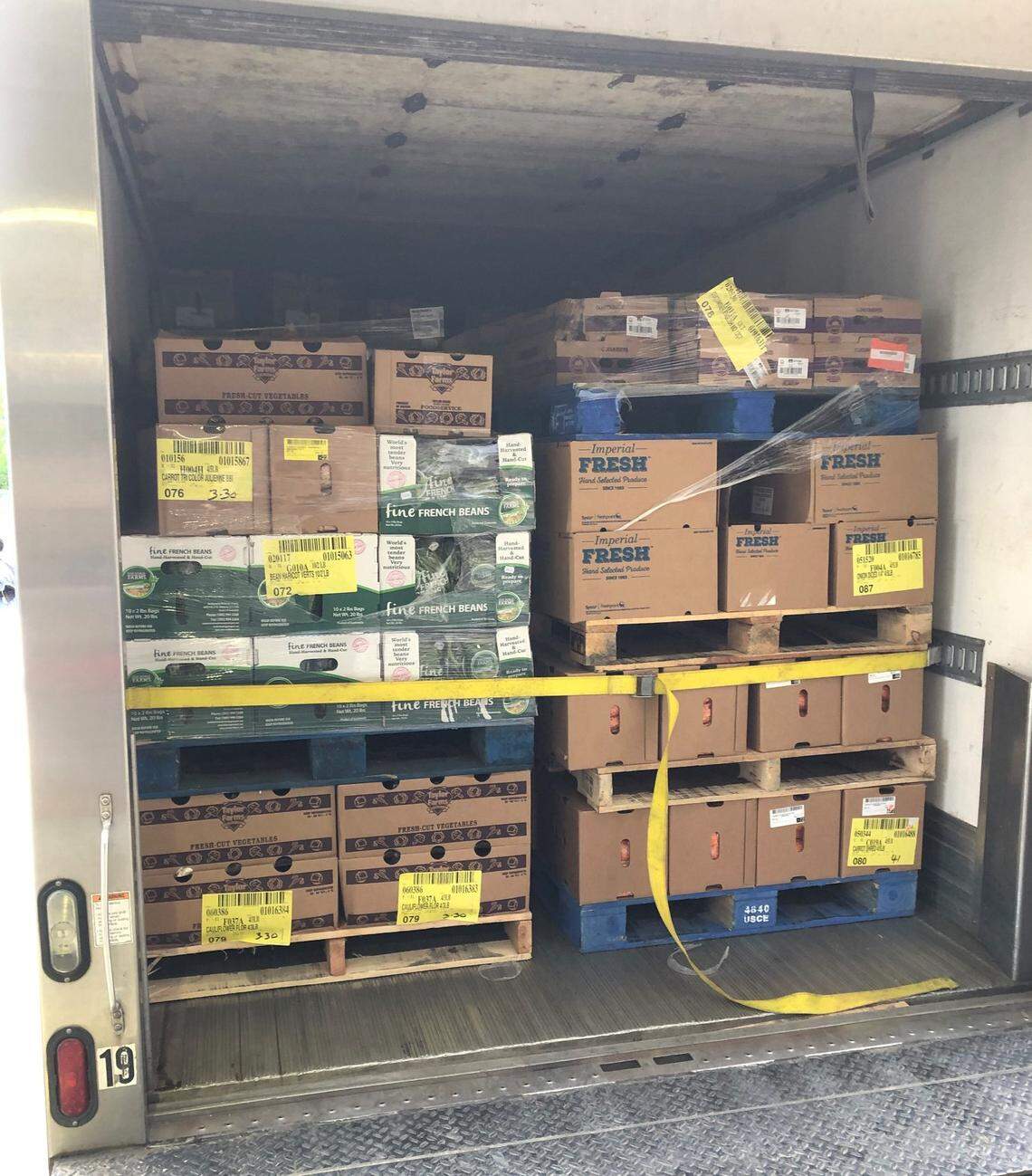 The Inter-Faith Food Shuttle, along with the Food Bank of Central & Eastern North Carolina, regularly pick ups leftover food from grocery stores at the end of the day in and around the Triangle.