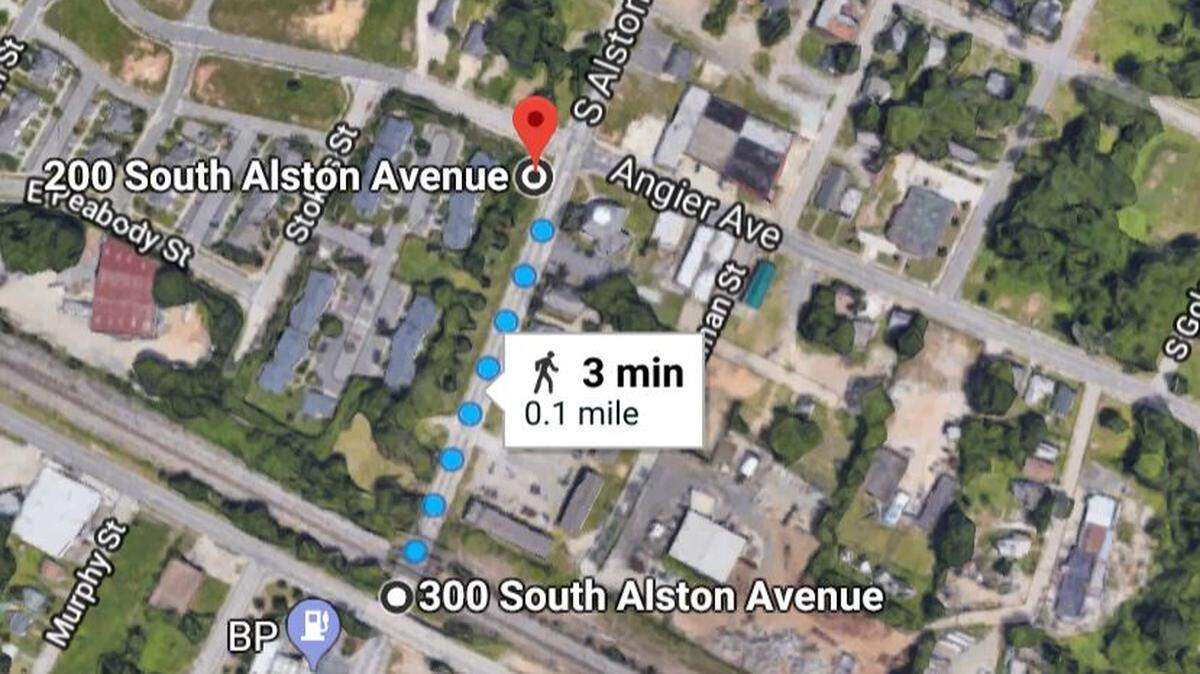 Durham, North Carolina, police said officers found a man dead in a parking lot in the 200 block of South Alston Avenue on Wednesday, Sept. 12, 2018. They listed his death as a homicide.
