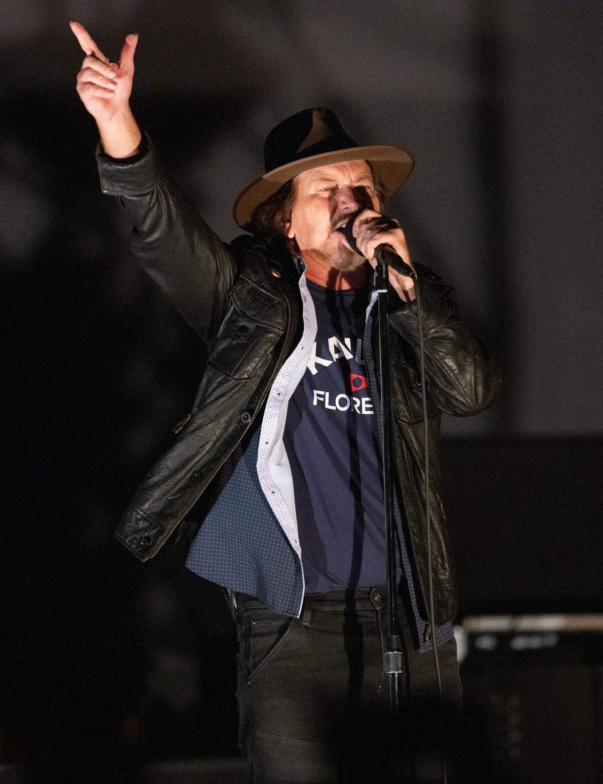 Pearl Jam in concert at Raleigh, N.C.’s Lenovo Center, Sunday night, May 11, 2025.