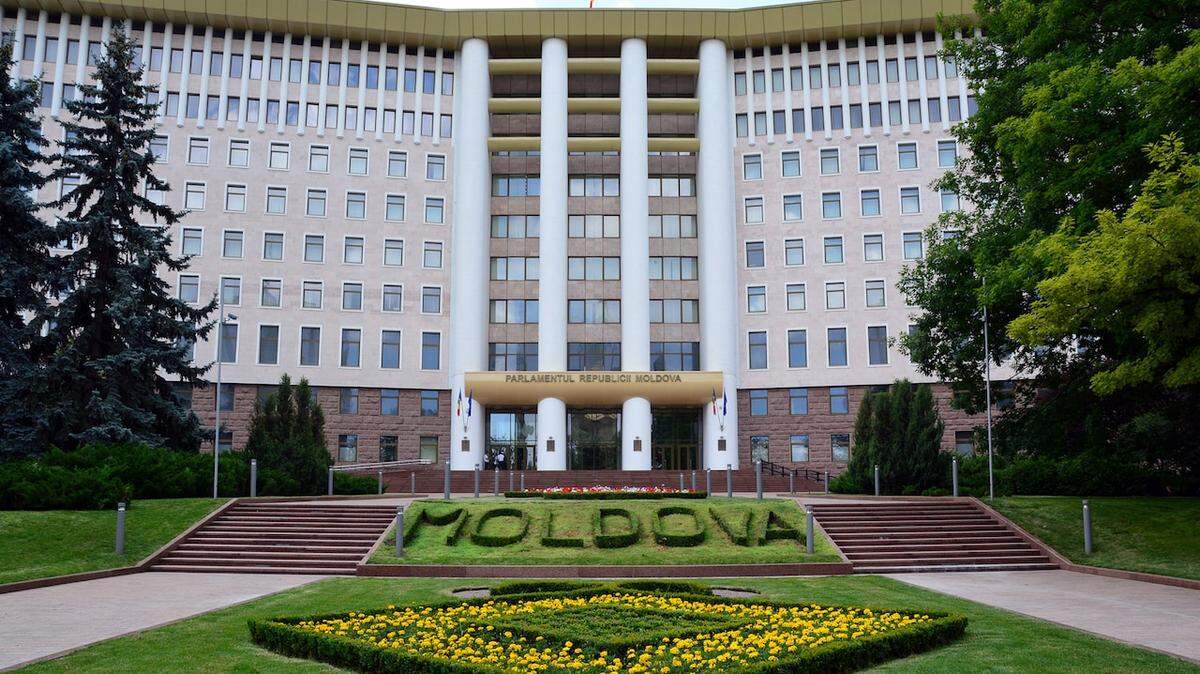 Moldova’s parliament building CREDIT: AP