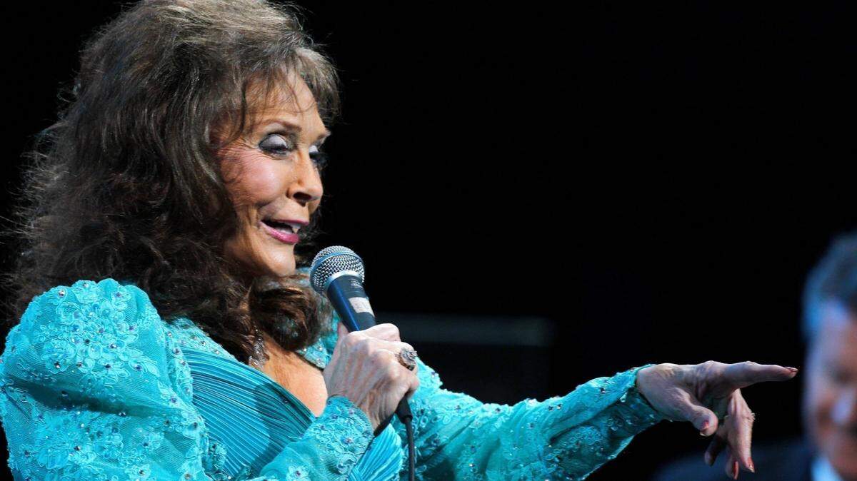 Loretta Lynn in concert at the DPAC in Durham, N.C., April 7, 2012.