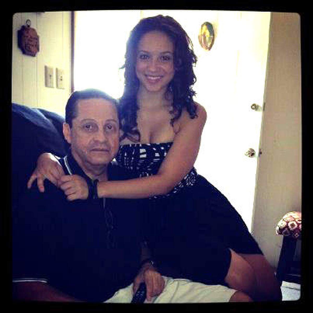 Faith Hedgepeth photographed with her father Roland Hedgepeth in June of 2012.  This was the last time he saw his daughter alive.