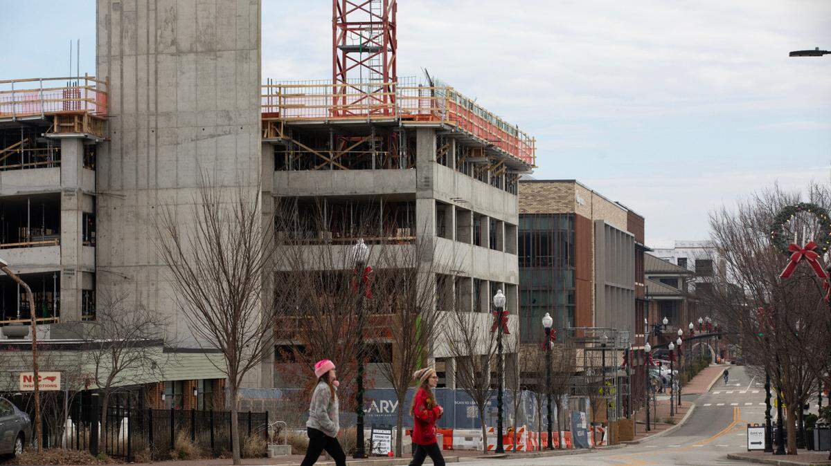 Downtown Cary is building up, as well as out, especially along the Chatham Street corridor in downtown, with several residential projects underway.