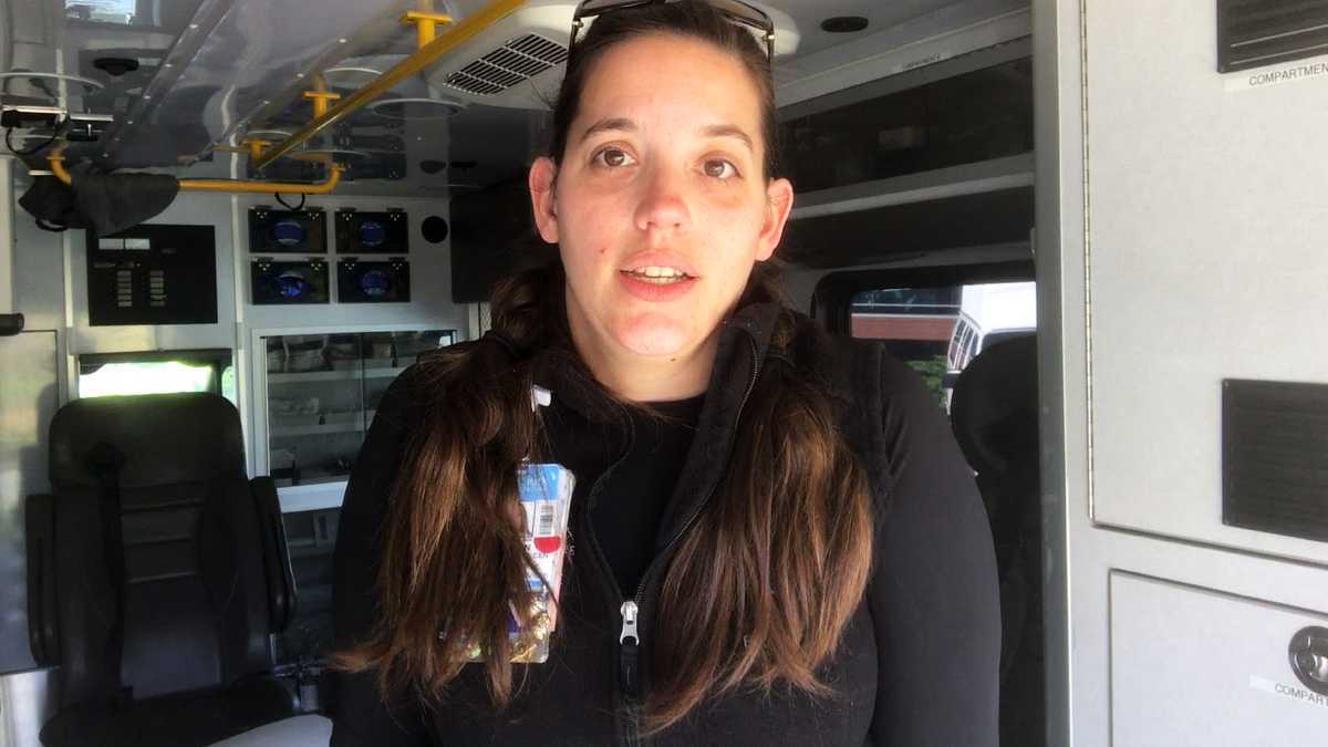 Allison Adams of Raleigh discusses her work as a critical care nurse and protecting her son during a pandemic in the PBS “American Portrait” special “In This Together.”