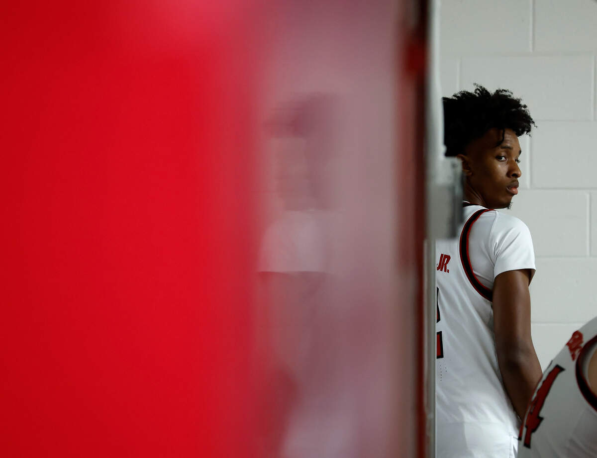 N.C. State’s Paul McNeil prepares to take the court prior to the Wolfpack’s game against Rider on Sunday, Dec. 22, 2024, at Lenovo Center in Raleigh, N.C.