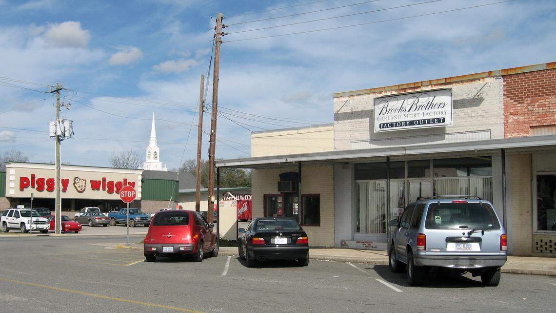 The Brooks Brothers factory outlet store in Garland brought folks from out of state and all around the state to the small town.
