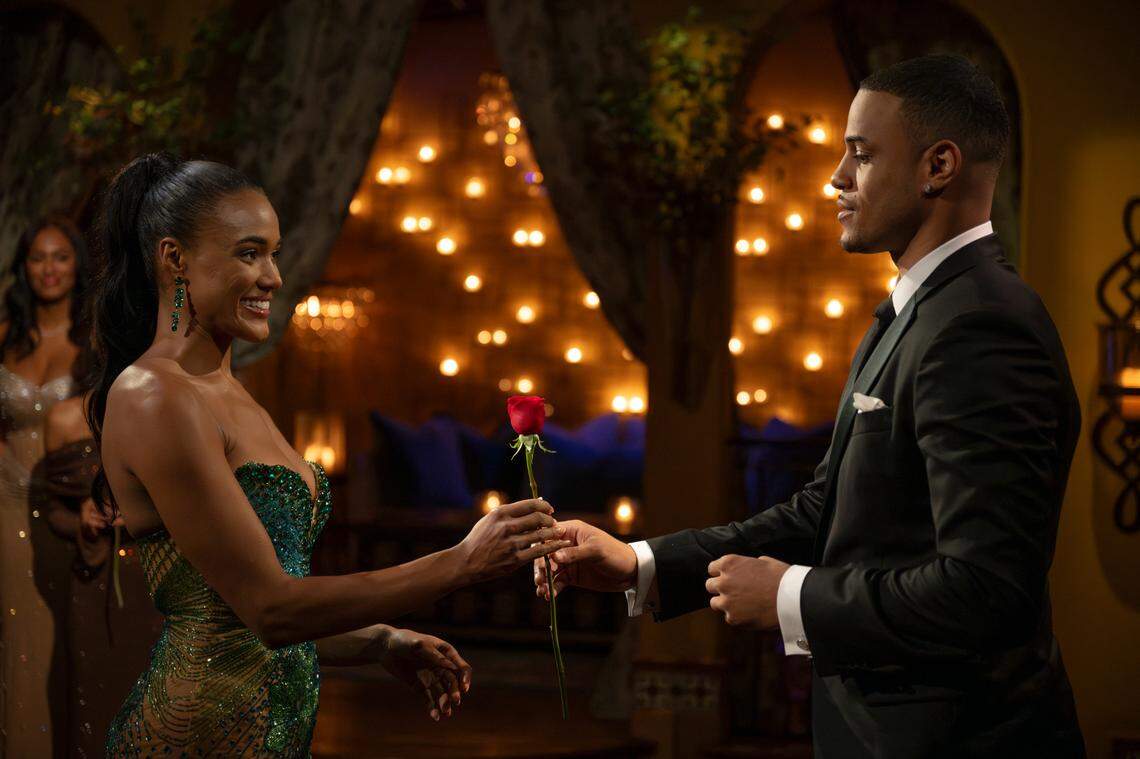 Zoe McGrady and Grant Ellis on the season premiere of “The Bachelor” on ABC.
