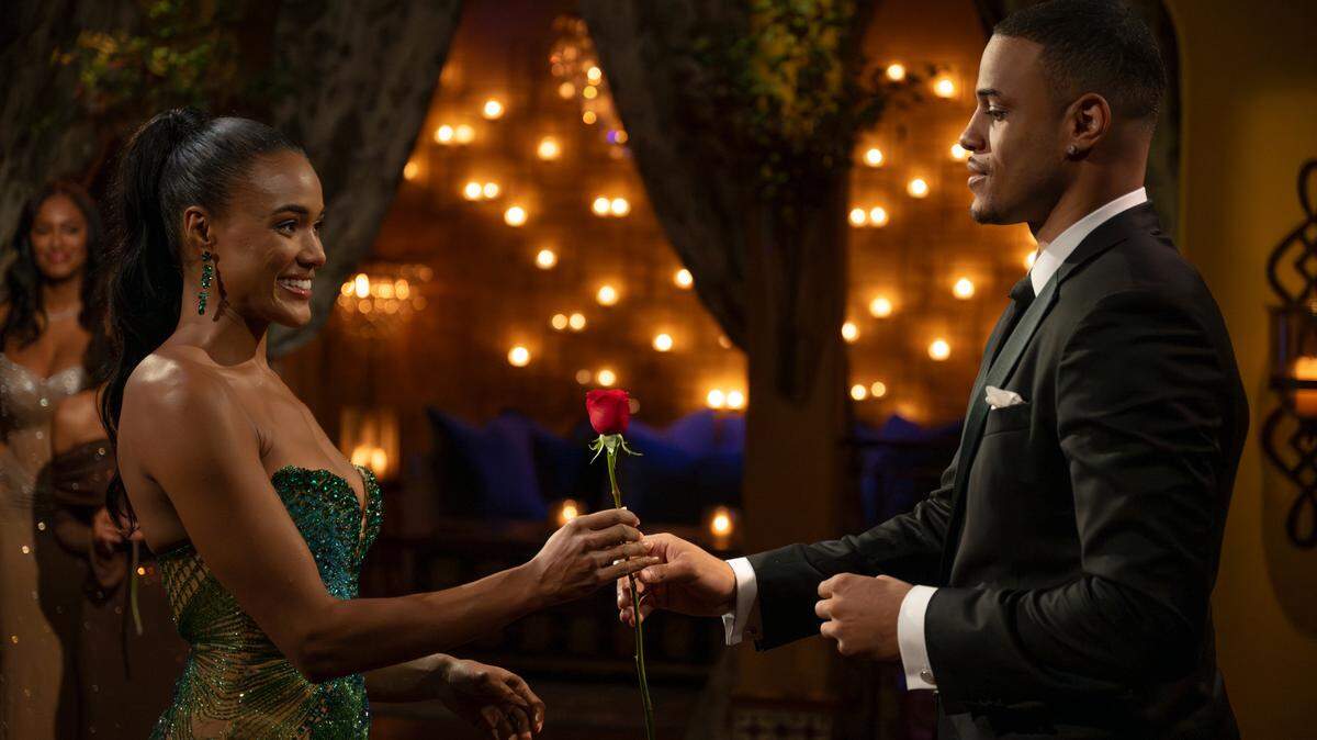 Zoe McGrady and Grant Ellis on the season premiere of “The Bachelor” on ABC.