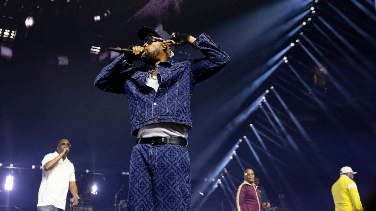 Wu-Tang Clan in concert on their “Wu-Tang Forever: The Final Chamber Tour”, Saturday night, June 7, 2025.