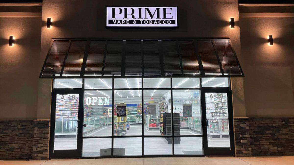 Prime Vape & Tobacco in Garner in a September 2023 image. The store’s operators face multiple charges of drug trafficking after allegedly selling THC gummies to minors.