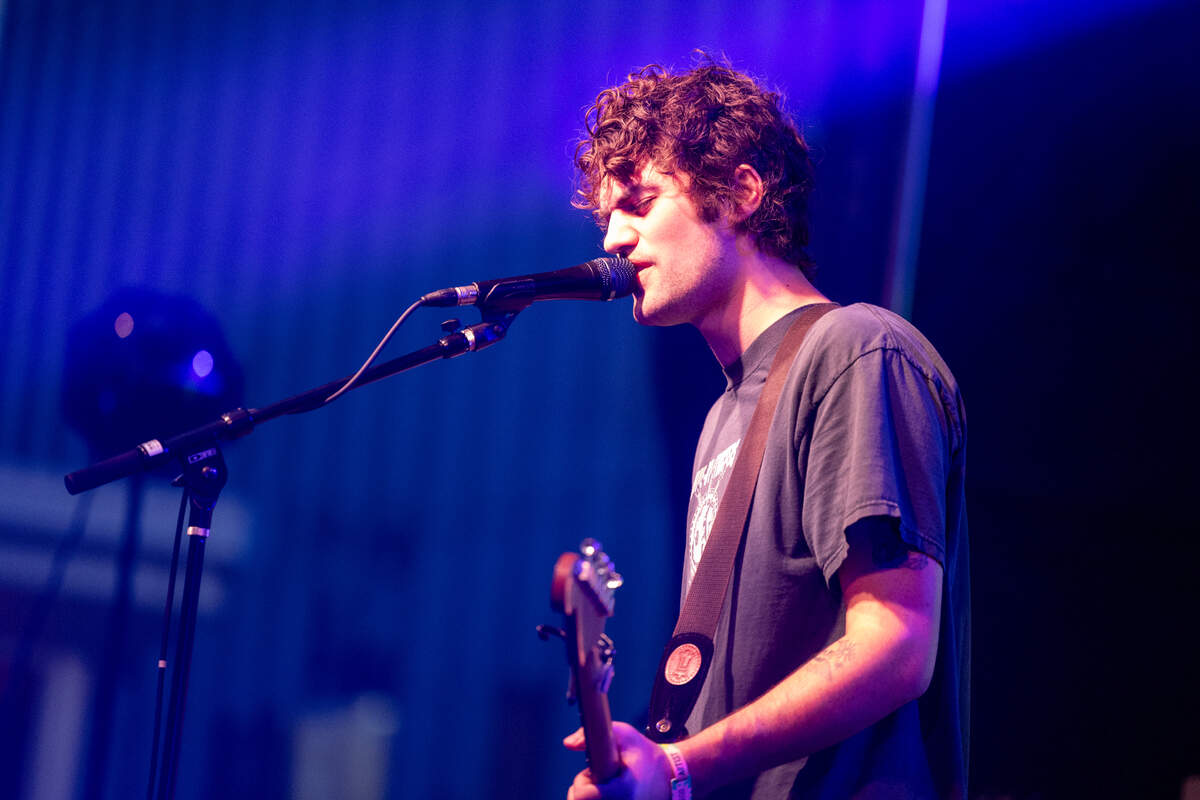 MJ Lenderman and the Wind performs at City Plaza in Raleigh during the Hopscotch Music Festival on Friday, Sept. 6, 2024.