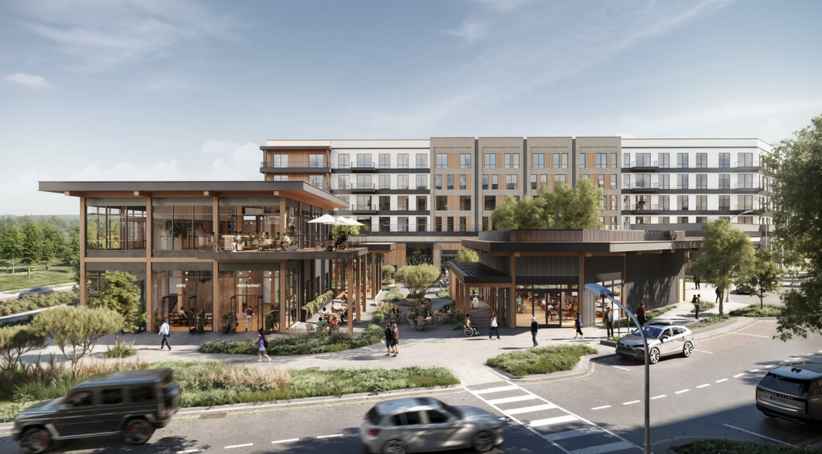 A rendering of Veridea, which recently broke ground in Apex.