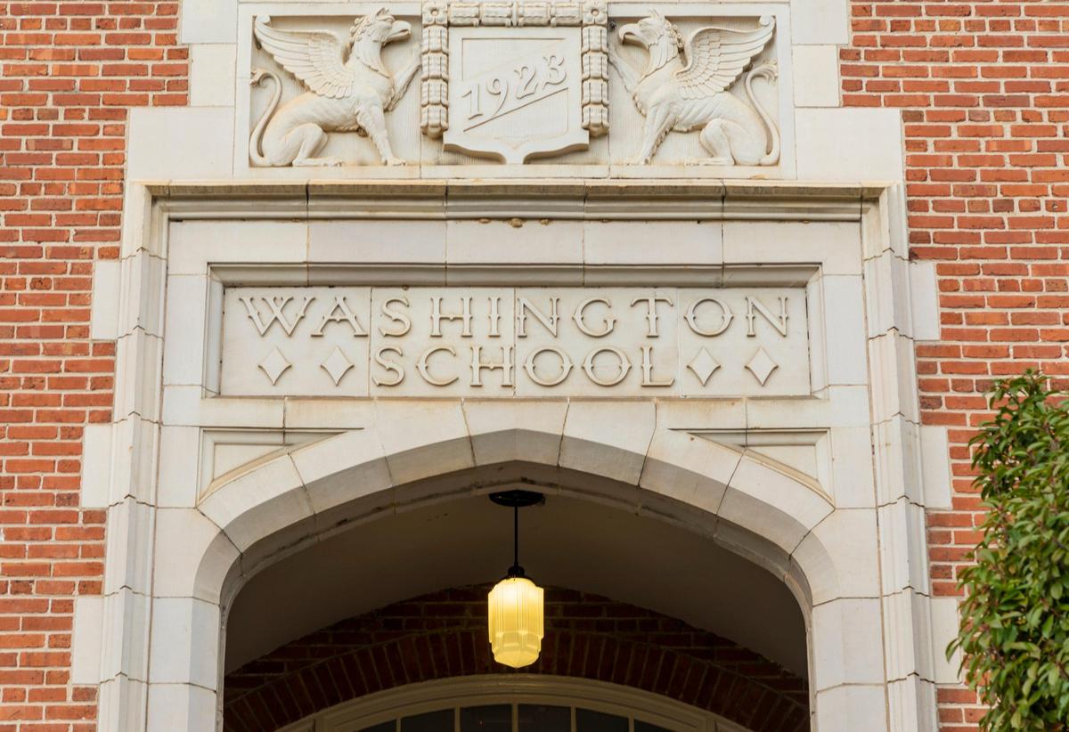 Built in 1923, Washington Magnet Elementary School is a historical site, known to be the only African-American high school in Raleigh until 1953. Photographed on Tuesday, Jan. 14, 2020, in Raleigh, N.C.