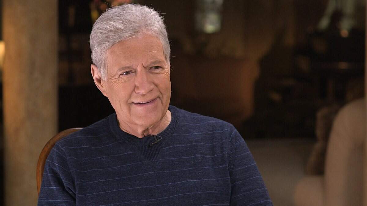 “JEOPARDY!” host Alex Trebek talks to Jane Pauley about his pancreatic cancer diagnosis for the May 12, 2019 episode of “CBS Sunday Morning.”