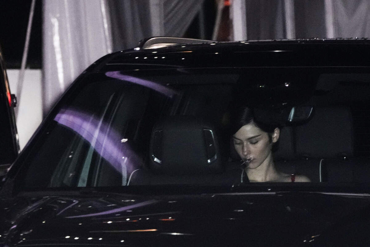 Gracie Abrams departs Madison Square Garden, the venue for the wedding celebrations of singer Taylor Swift and National Football League (NFL) player Travis Kelce, in New York, U.S., early in the morning of July 4, 2026.
