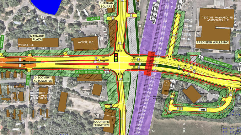 State revives plan for new railroad bridge over Maynard Road near downtown Cary