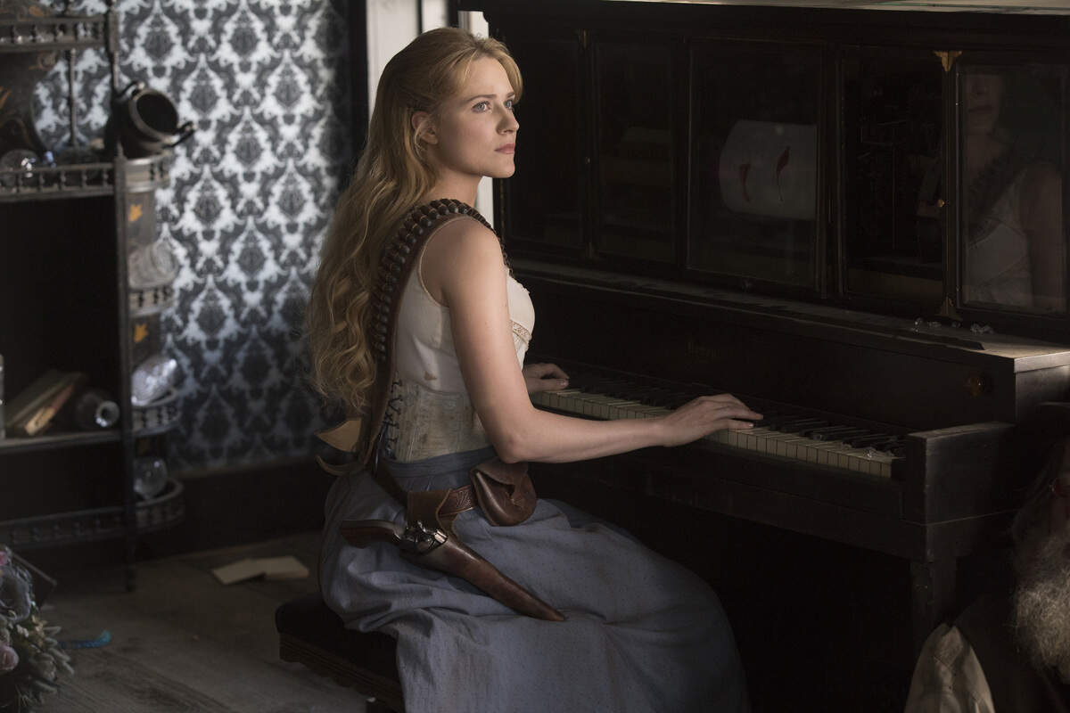 Evan Rachel Wood in Season 2 of “Westworld” on HBO.