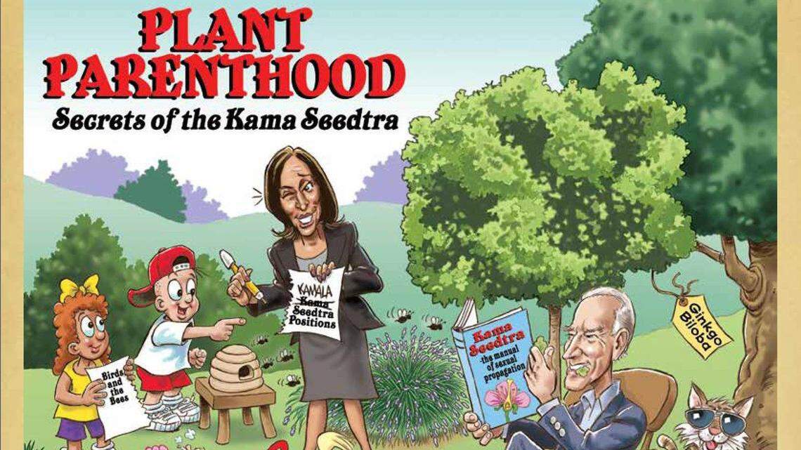 Raleigh nursery’s plant catalog spoofs Biden and Kama Sutra. Some see a link to QAnon.
