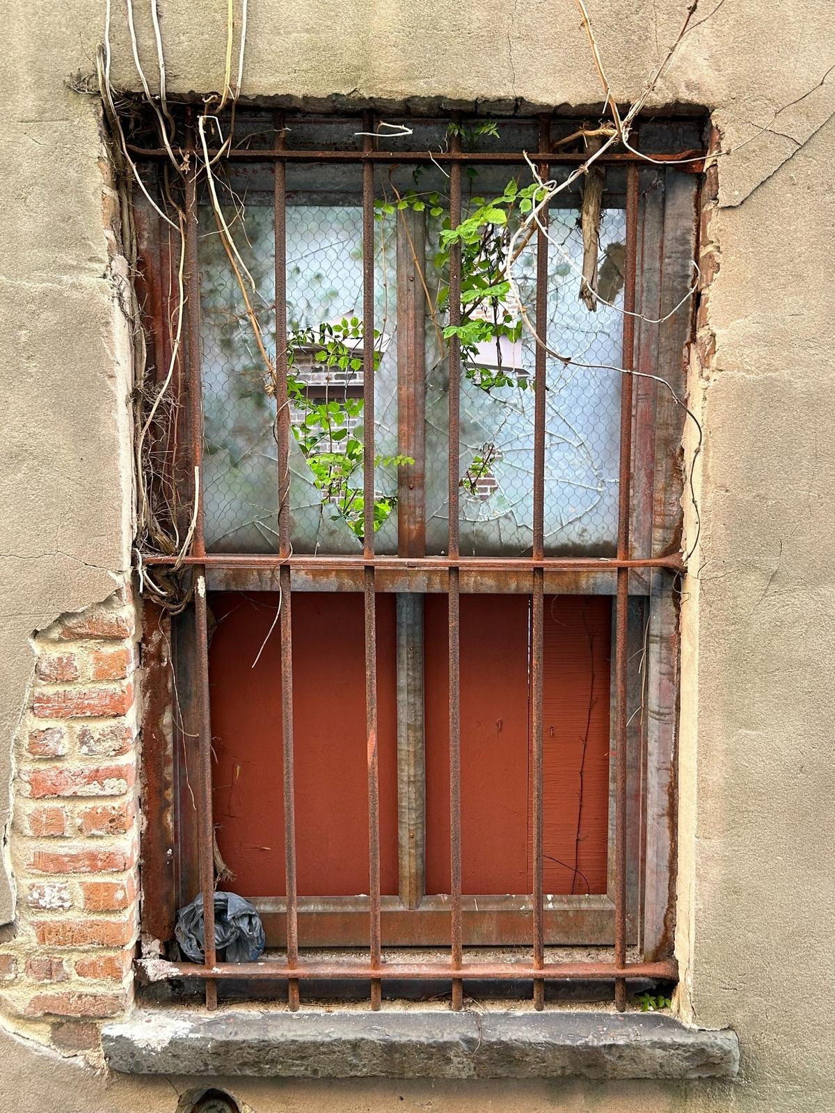 Some spirit-minded people have experienced an eerie presence around this window in Quince Alley in downtown Wilmington