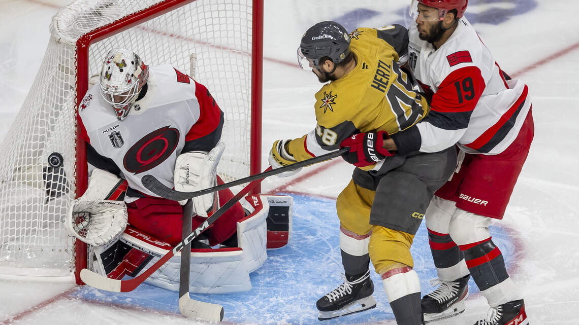 Brandon Bussi thrust into action for Hurricanes, nearly steals Game 3 from Vegas