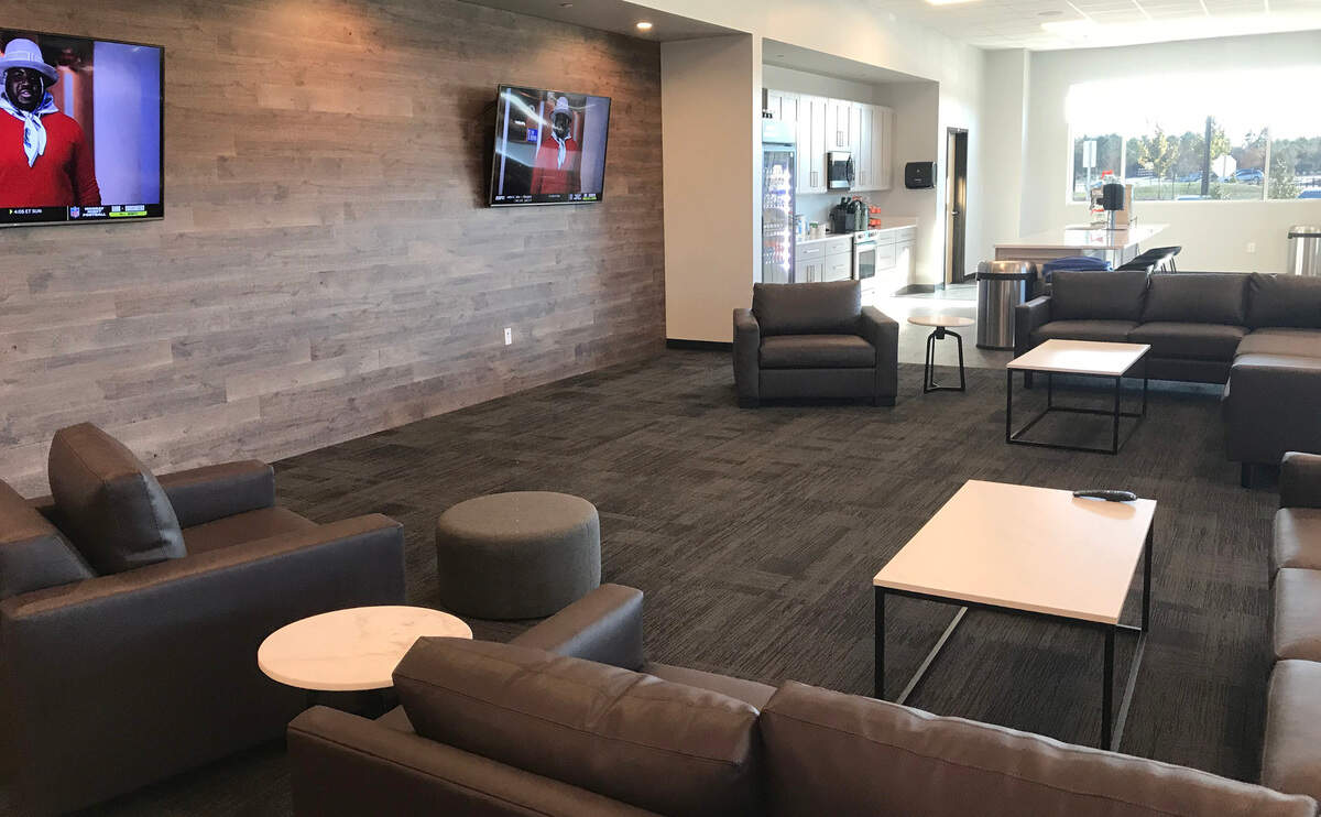 The Carolina Hurricanes’ players lounge at the Wake Competition Center, photographed November 19, 2020.