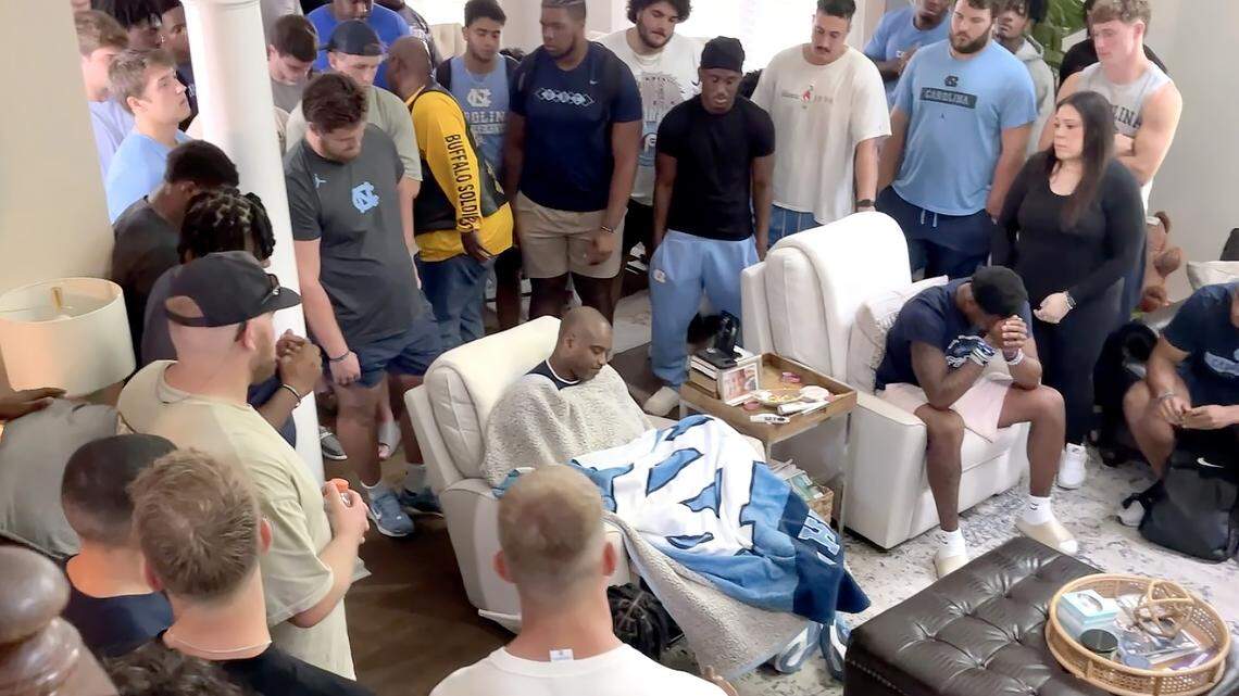 ‘I’m running out of time’: UNC football team chaplain’s health fight inspires
