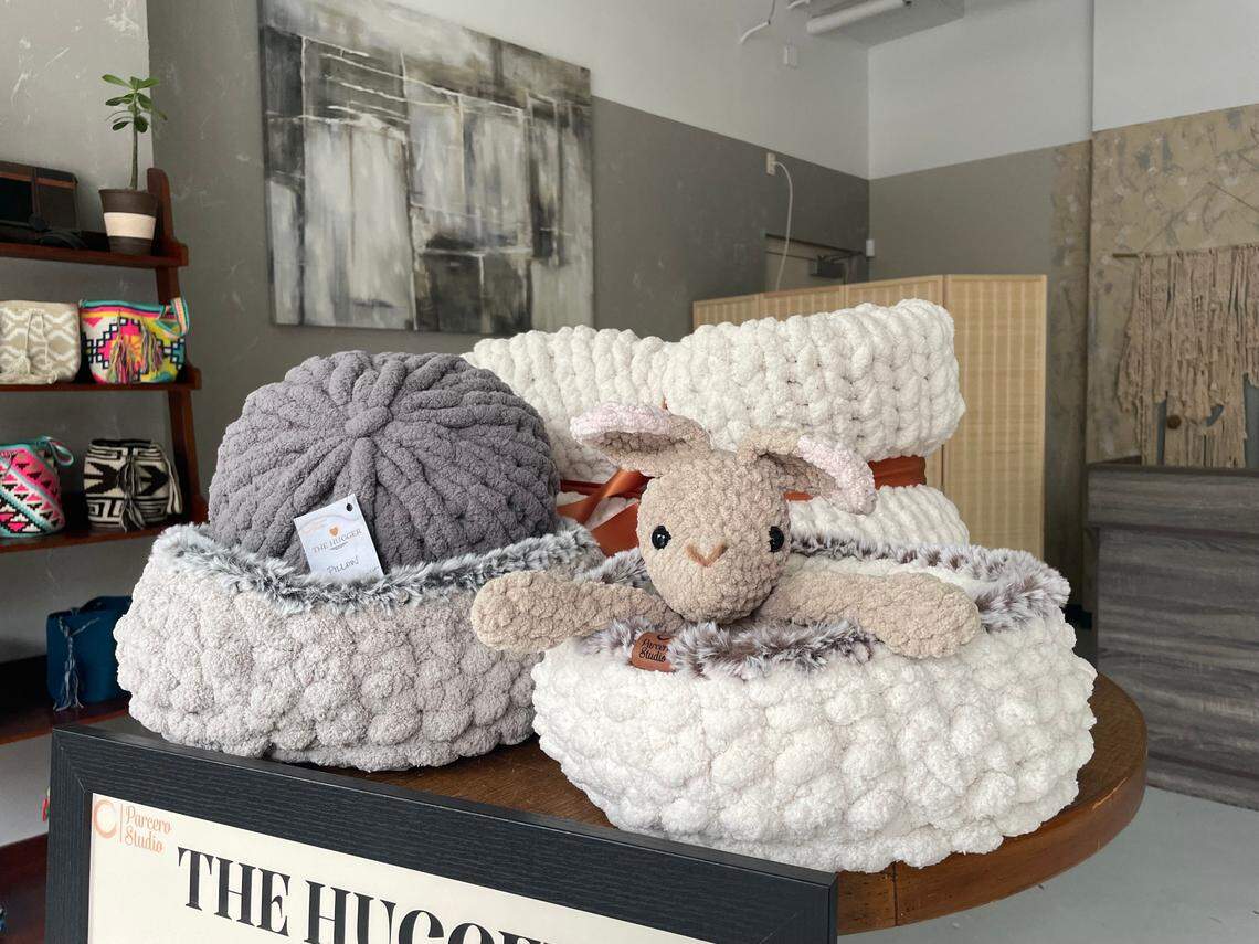 Johana Melbert, who owns Parcero Studio in Raleigh, North Carolina, started selling making and selling crocheted items in 2023.