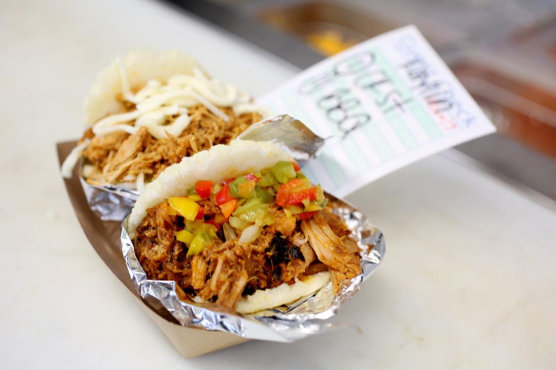 Although Arepa Culture NC’s menu only includes arepas, you’ll not lack for variety with a menu that typically includes nine or ten generously filled variations on the arepa theme.