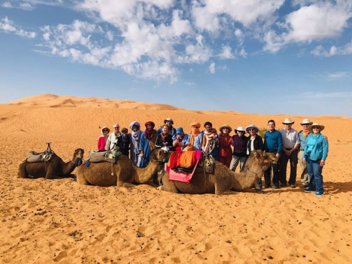 A group of Americans found themselves stuck overseas after the Morocco government closed their airspace.