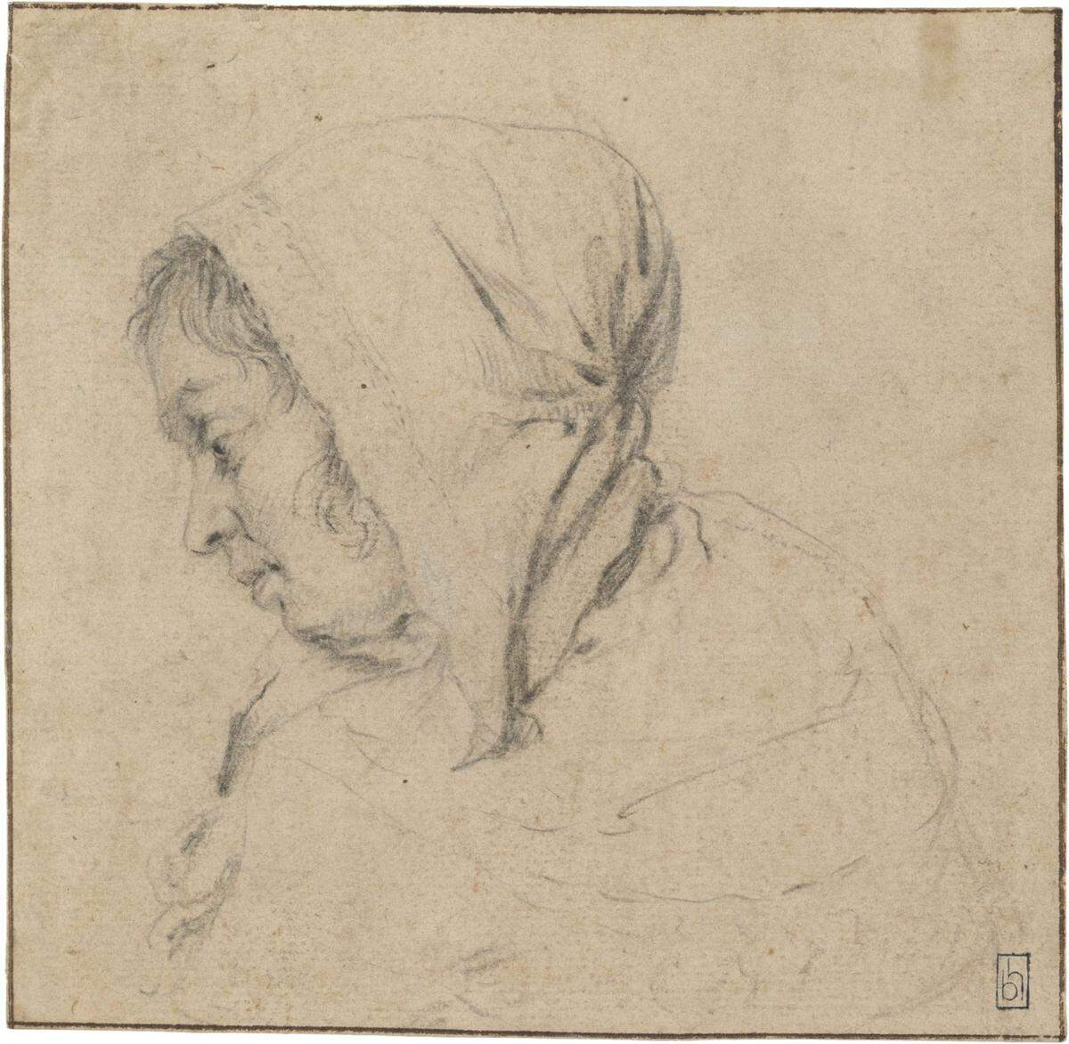 Frans van Mieris’s “Head of a Woman Looking Downward” is on display at the Ackland Art Museum in Chapel Hill, N.C.  It’s part of “Drawn to Life: Master Drawings from the Age of Rembrandt in the Peck Collection,” which&nbsp;includes dozens of 17th and 18th century drawings by Dutch and Flemish artists.