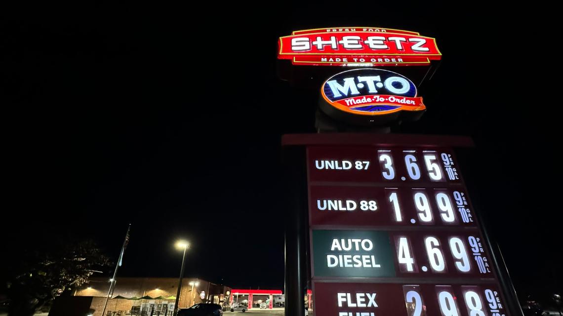Sheetz slashes price on Unleaded 88 gas for a limited time | Raleigh ...