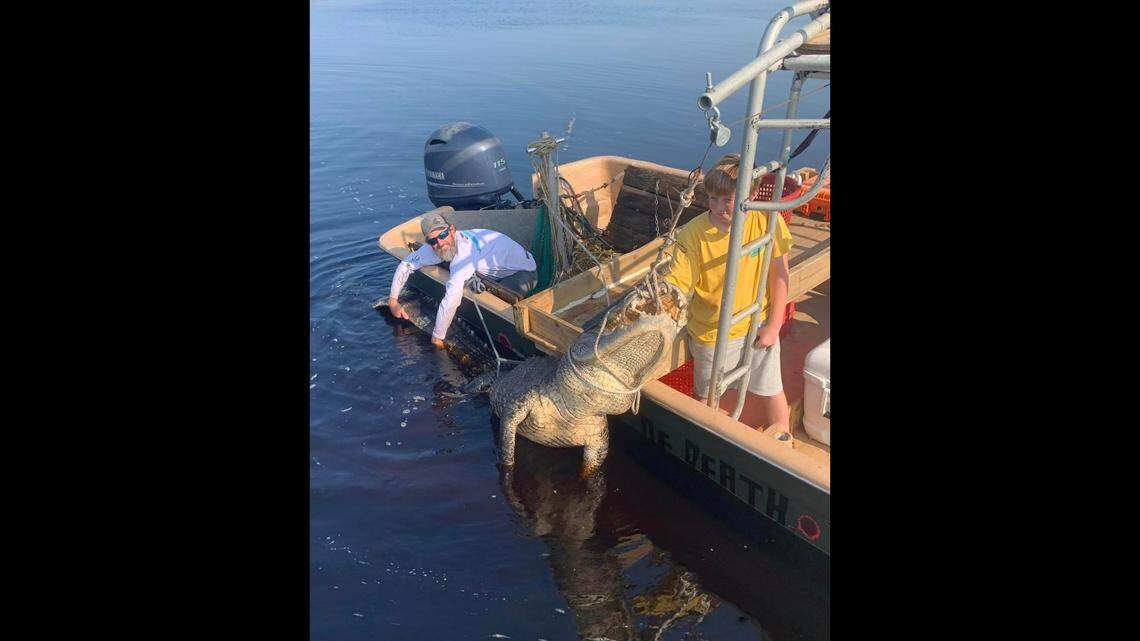 It happened Aug. 15 in the Neuse River and Zachary Willis was with his 13-year-old son Ashton Hunter.