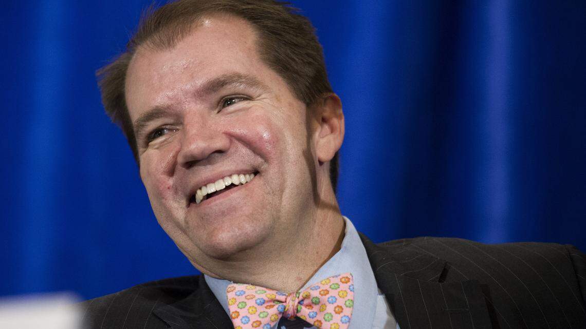 In this Nov. 18, 2016, file photo, then-Texas Supreme Court Judge Don Willett participates in a discussion during the Federalist Society's National Lawyers Convention in Washington.