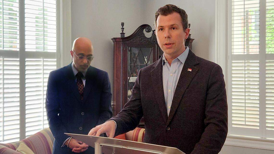 NC Democrats criticize GOP’s Michael Whatley for rise of Mark Robinson