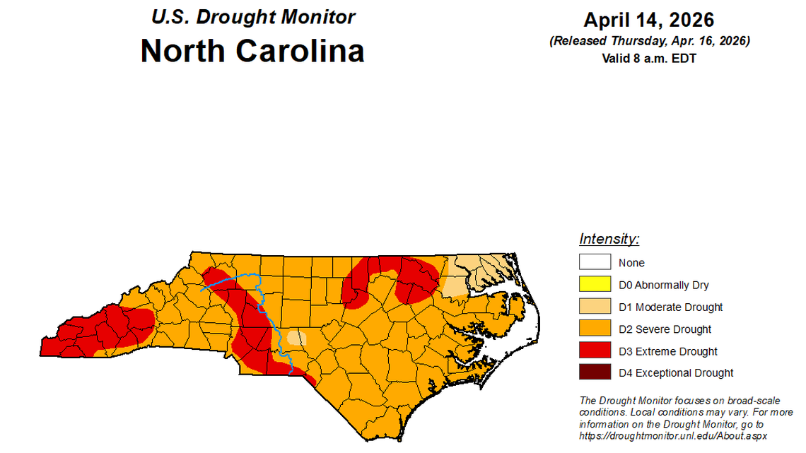 All of North Carolina is in a drought. When could we see relief?