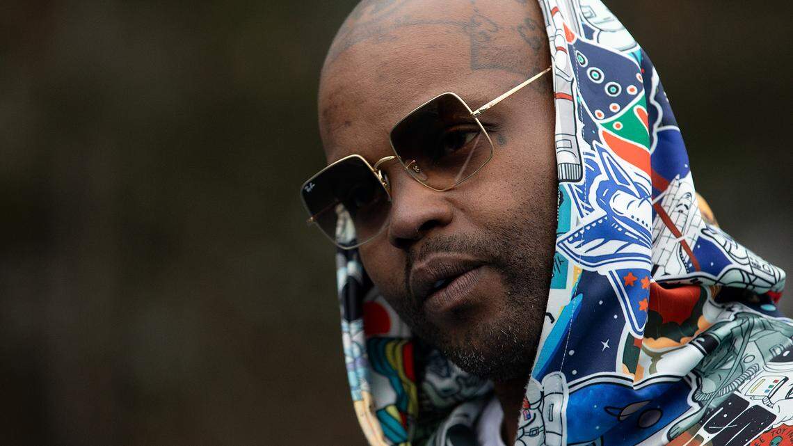 Kevin Johnson, who was exonerated of criminal charges and freed from prison last year, talks about his experience since new charges were dismissed by the Durham County District Attorney’s office on Tuesday, Jan. 23, 2024. Johnson maintained his innocence after a Jan. 3rd police raid on his apartment resulted in arrest for possessing drugs and weapons. The Durham County District Attorney’s office dismissed the new charges on Friday. Johnson left prison 13 years into a 33-year sentence after new evidence found key witnesses weren’t credible in the trial that wrongfully convicted him of shooting a Durham police officer during a 2007 burglary.