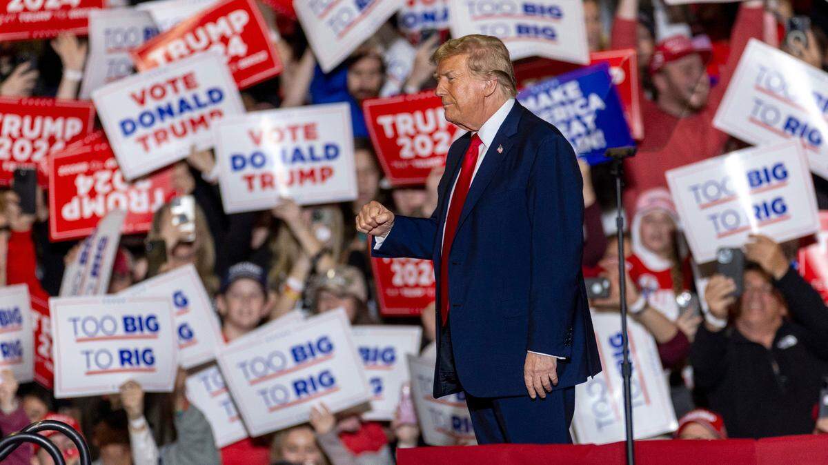 Former President Donald Trump will have a rally in Charlotte at Bojangles Colliseum Wednesday afternoon and evening.
