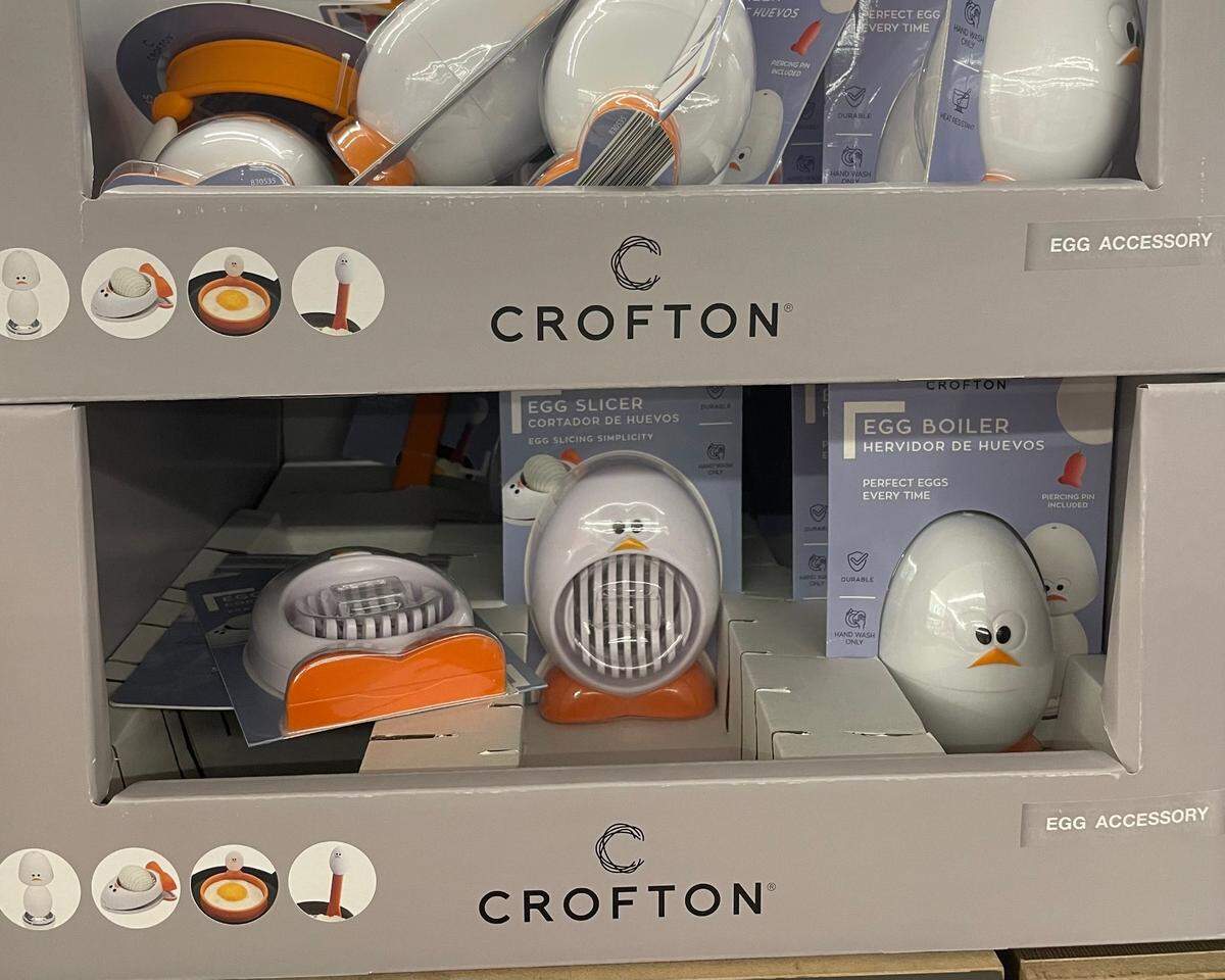These gadgets by Crofton, available at Aldi, are intended to make it simple to boil and slice eggs.