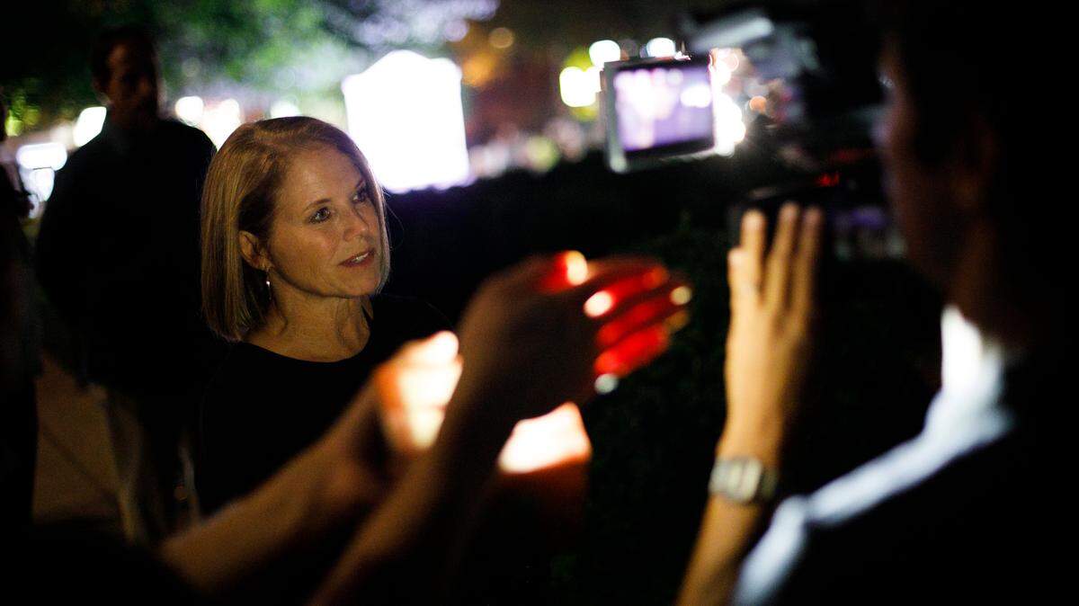 Katie Couric in Charlottesville, Va., for her new National Geographic Channel series "America Inside Out."